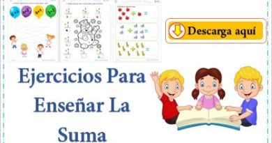 Ejercicios para enseñar a sumar para niños pdf