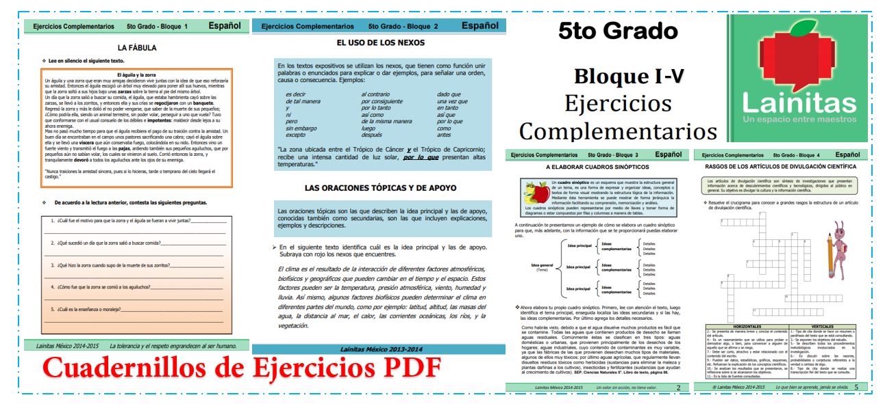 QUINTO GRADO LAINITAS AYUDA DOCENTE