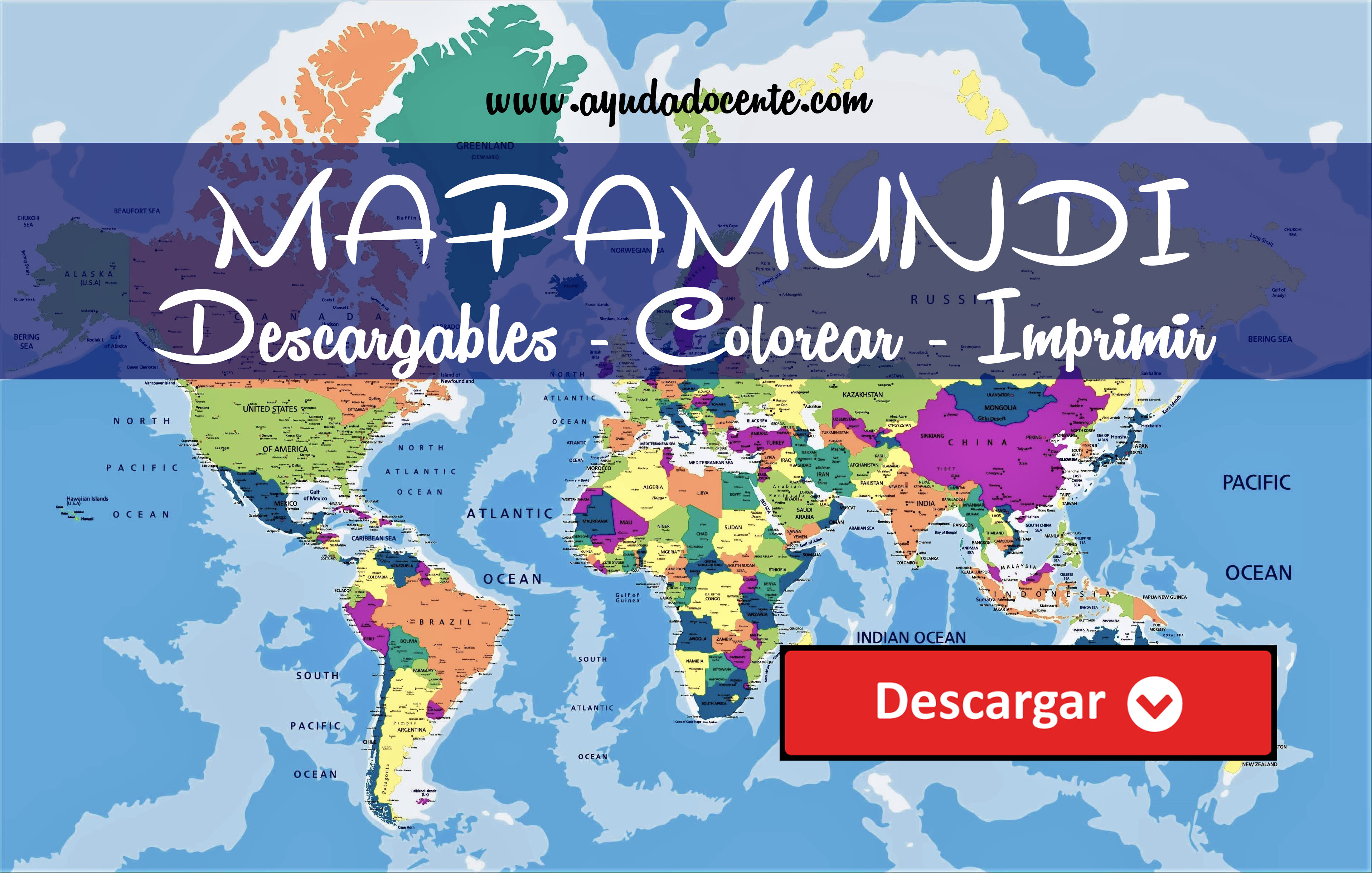 Featured image of post Mapamundi Para Imprimir Con Division Politica Y Nombres Un mapamundi es aquel que muestra al mundo en su totalidad